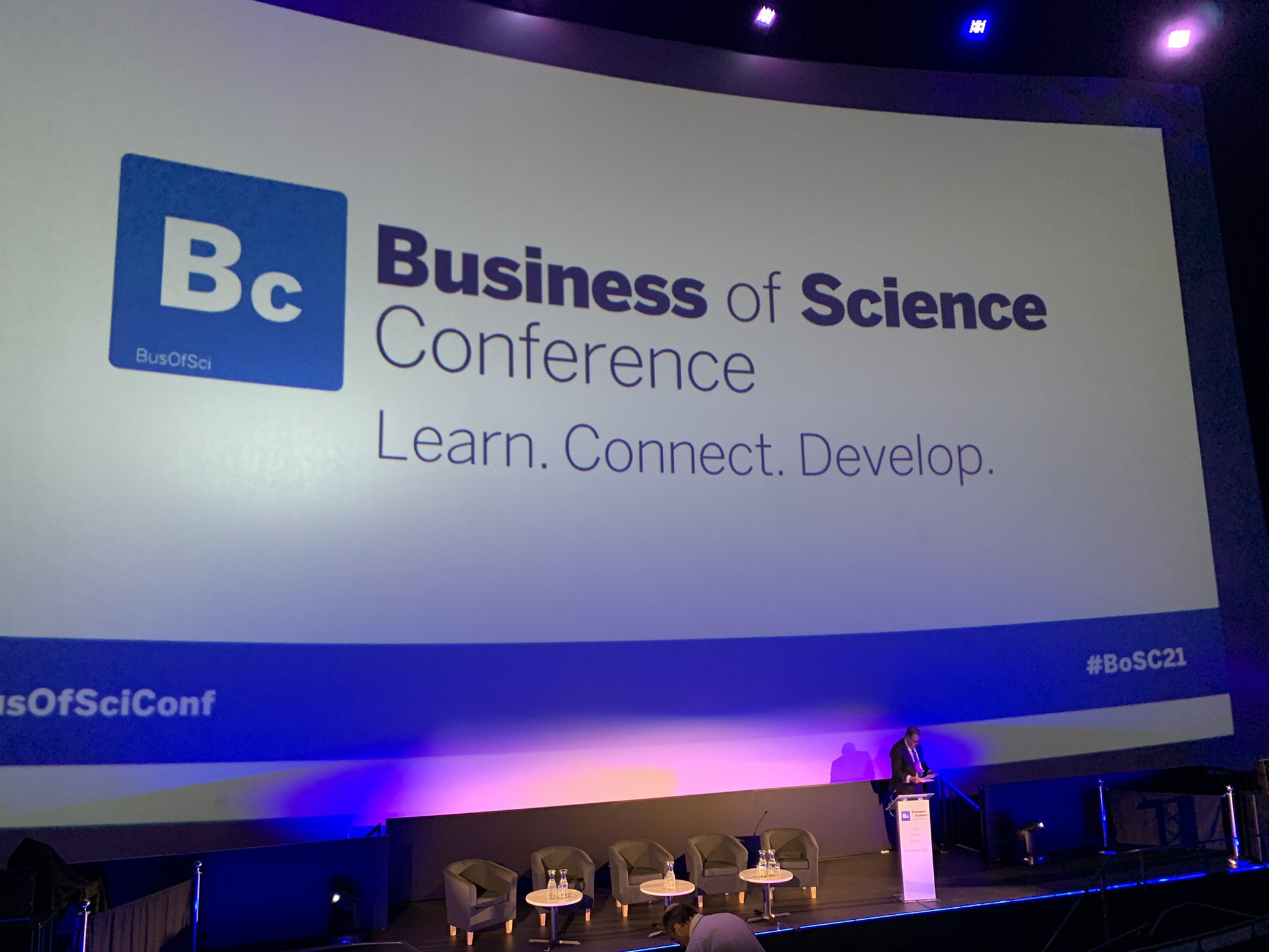 Business of Science Conference Stage